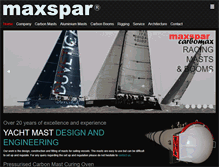 Tablet Screenshot of maxspar.com